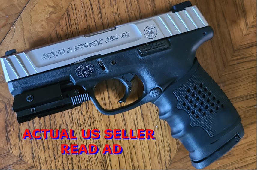 TACTICAL RED DOT LASER SIGHT & GRIP FOR SMITH & WESSON SD9VE / SD40VE