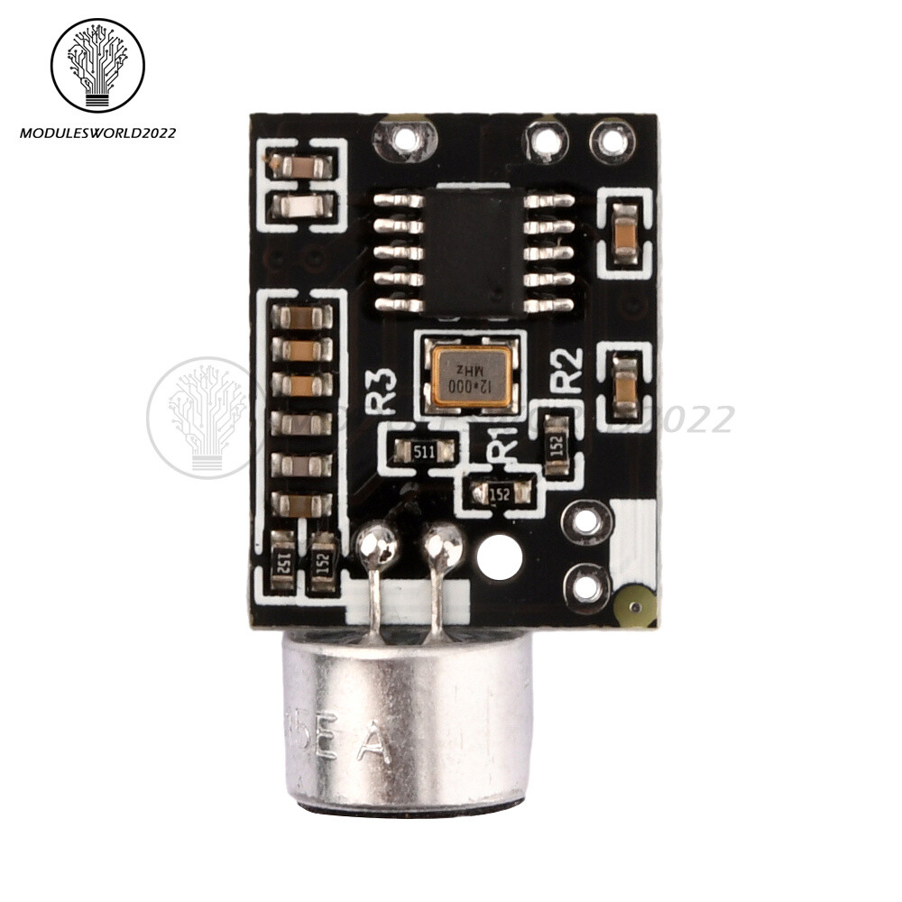 Wireless Microphone FM 88.7MHz Transmitter Module Support Dual-channel Stereo