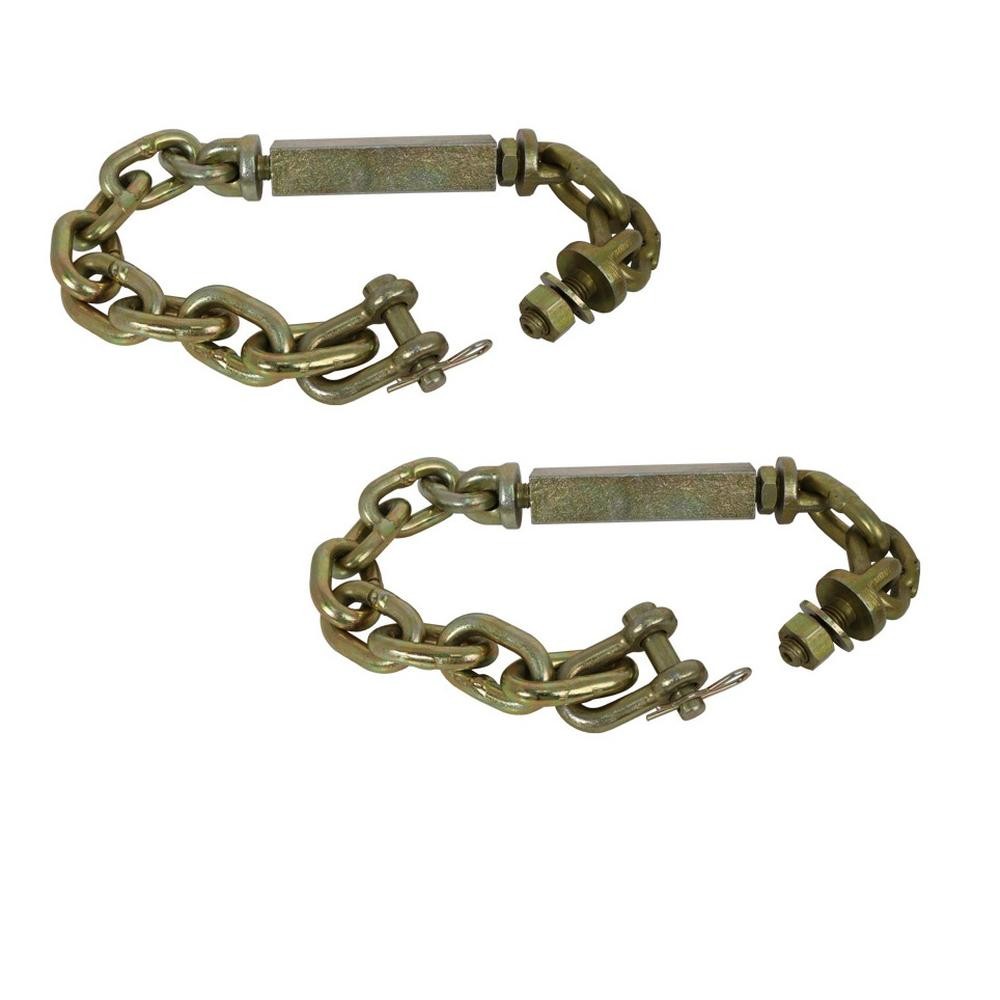 2 Universal 3 Three Point Hitch Chain Stabilizer Turnbuckle Sway