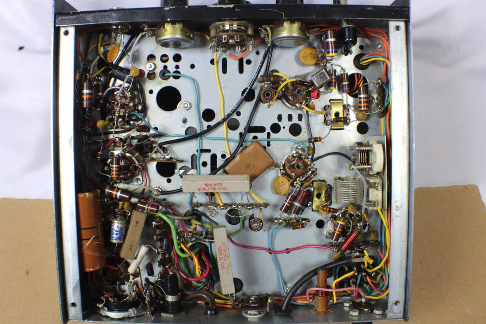 VINTAGE CUSTOM BUILD 11 meter BASE STATION RECEIVER & CB RADIO -UNBRANDED