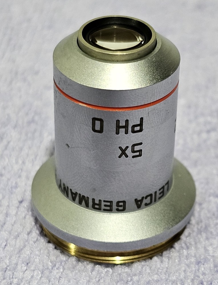 Leica 506090 N Plan 5x/0.12 PH 0 ∞/-/A Phase Contrast Microscope Objective