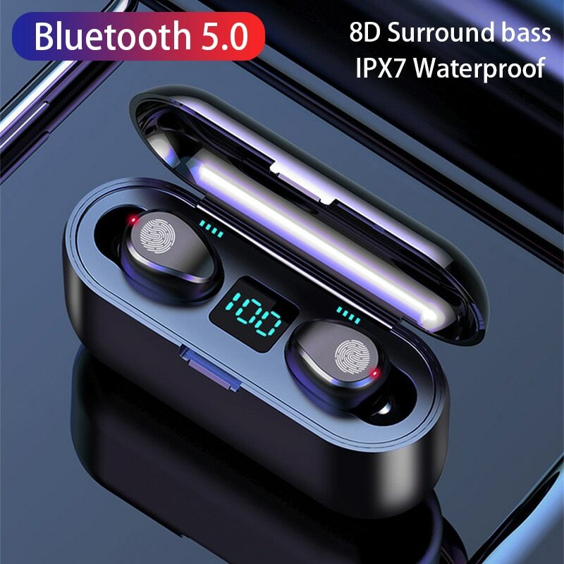 Bluetooth 5.0 Earphones Charging Case Earbuds For iPhone 17 16 15 14 13 Pro Max