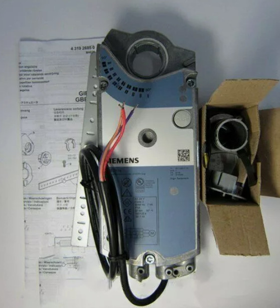 Siemens GBB131.1E electric switch regulating damper actuator.