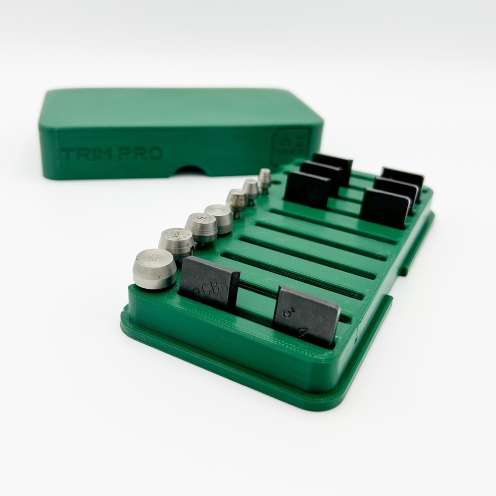 Shell Holder and Pilot Rack with Protective Lid – Compatible with RCBS Trim Pro