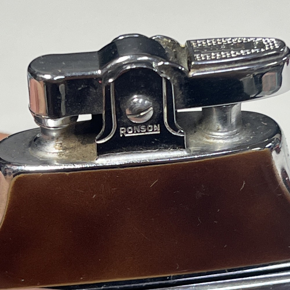 Vintage Ronson Mastercase Lighter With Cigarette Case Untested