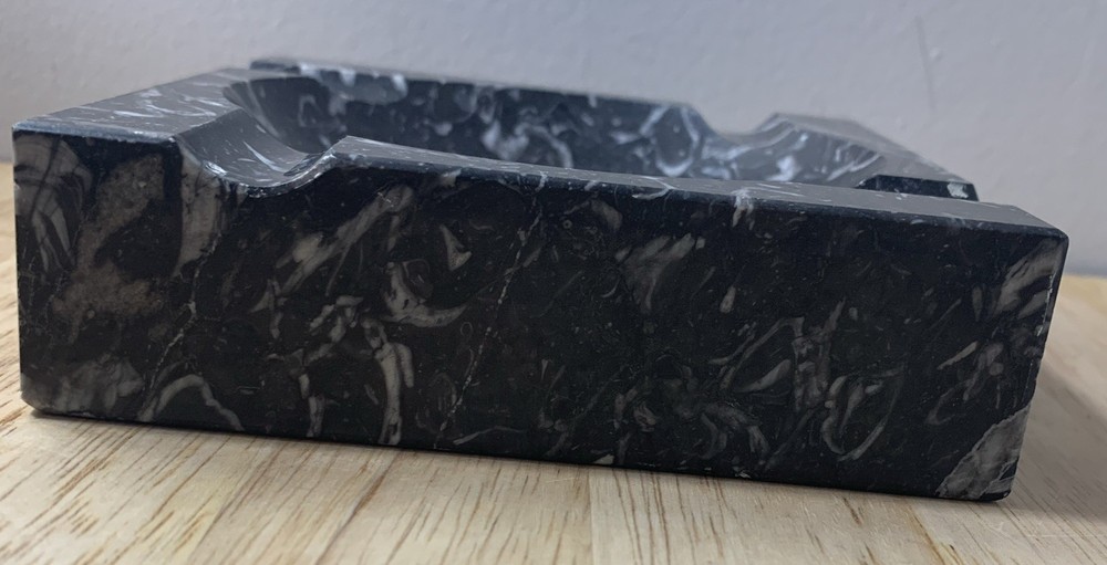 Black Marble Ashtray