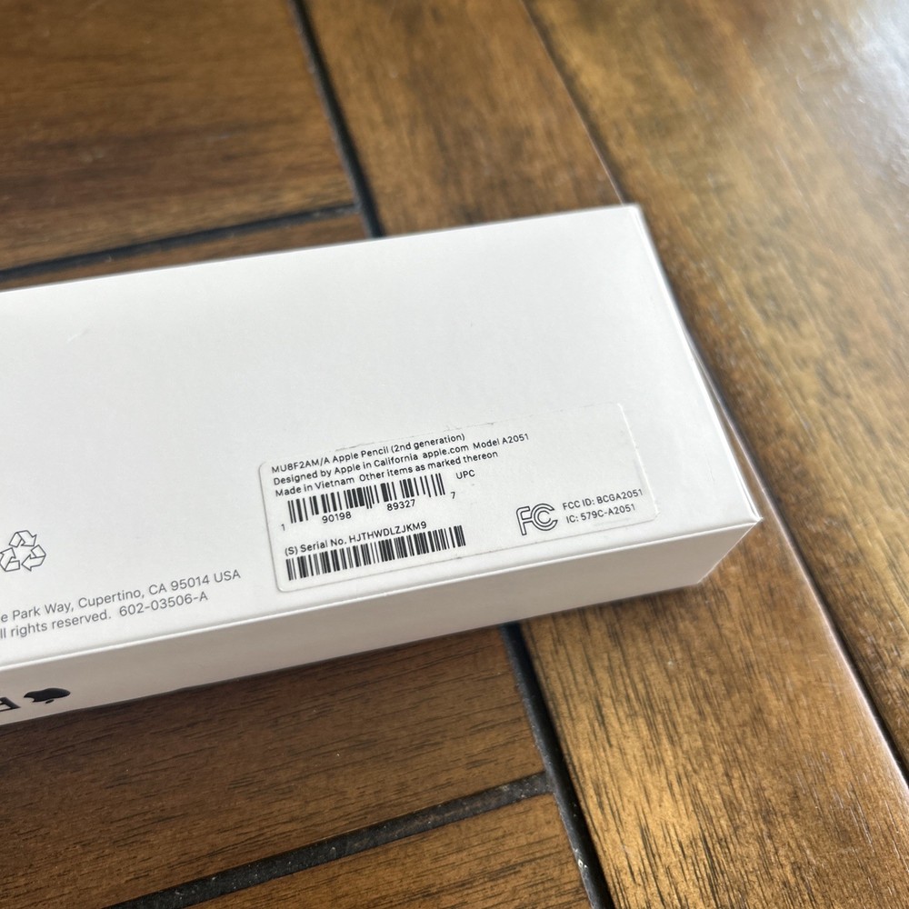 Empty Box Authentic Apple Pencil (2nd Generation) Model A2051 EMPTY BOX ONLY!!