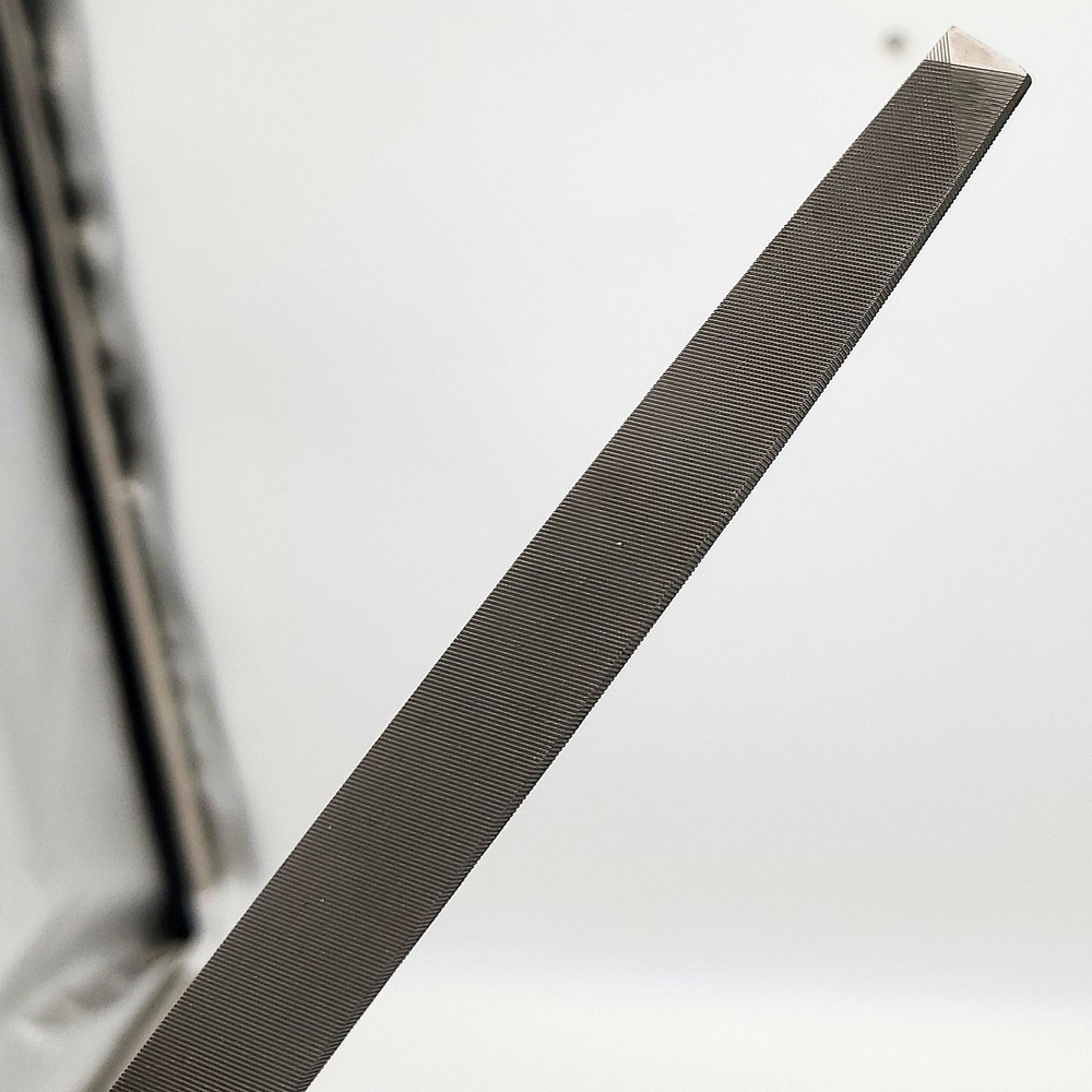 Nicholson 6" Flat Double / Single Cut Smooth File 03533N Rectangular w/ Tang