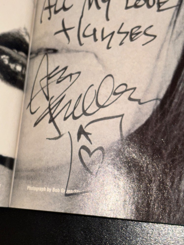 Kiss Ace Frehley Signed Guitar World to Lydia Criss Peter From Lydia's Auction