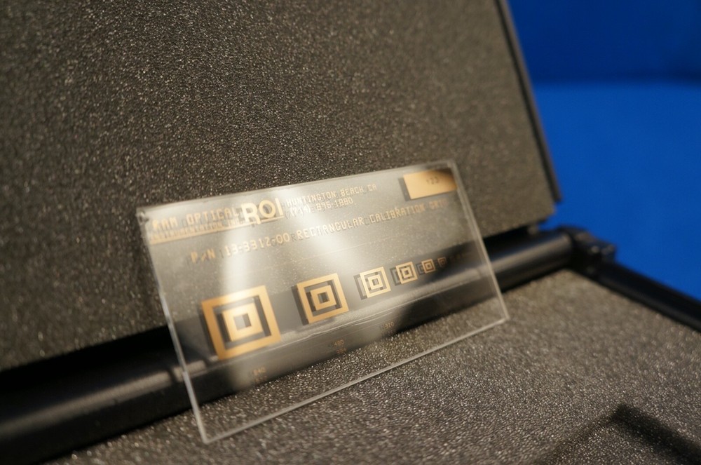 ROI Ram Optical OGP Rectangular Calibration Standard