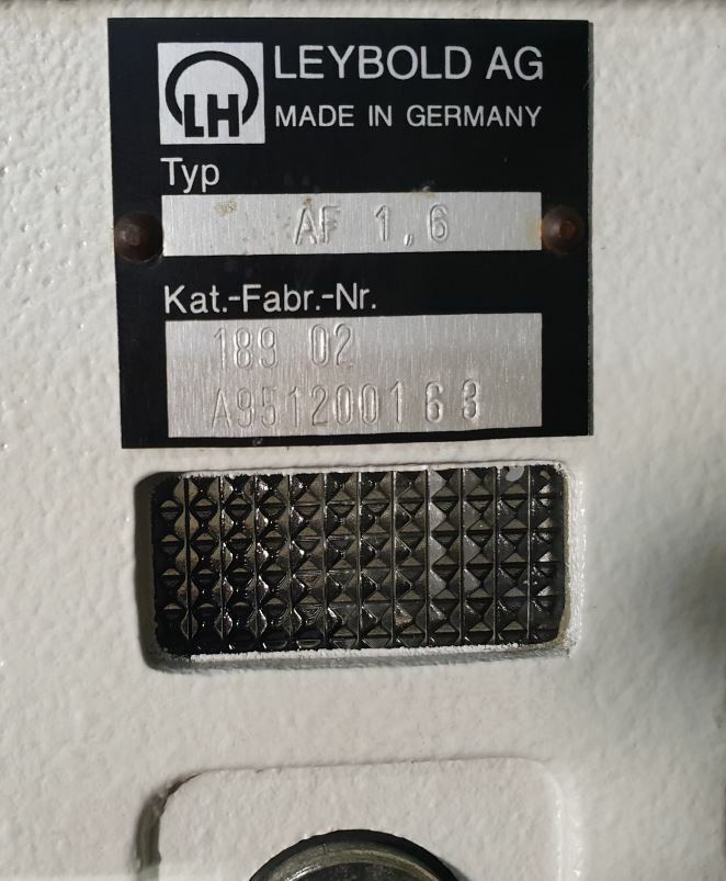 LEYBOLD D16B Rotary Vane Pump.