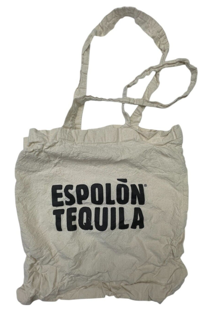 Espolon Tequila White Canvas Tote Bag