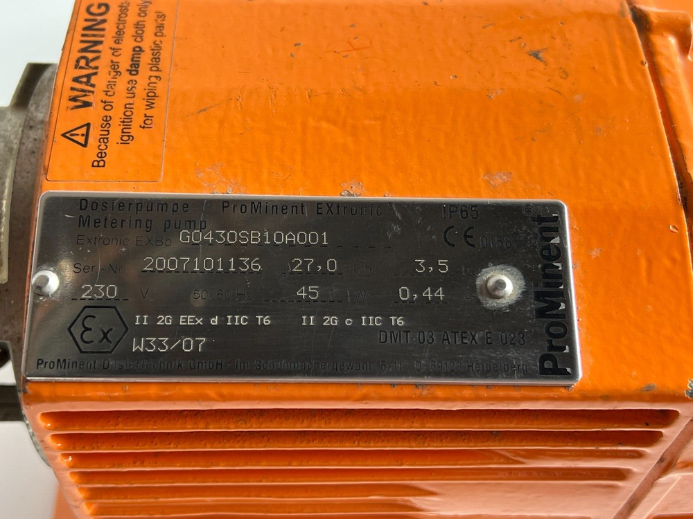 ProMinent Dosing pump Prominent Extronic METERING PUMP