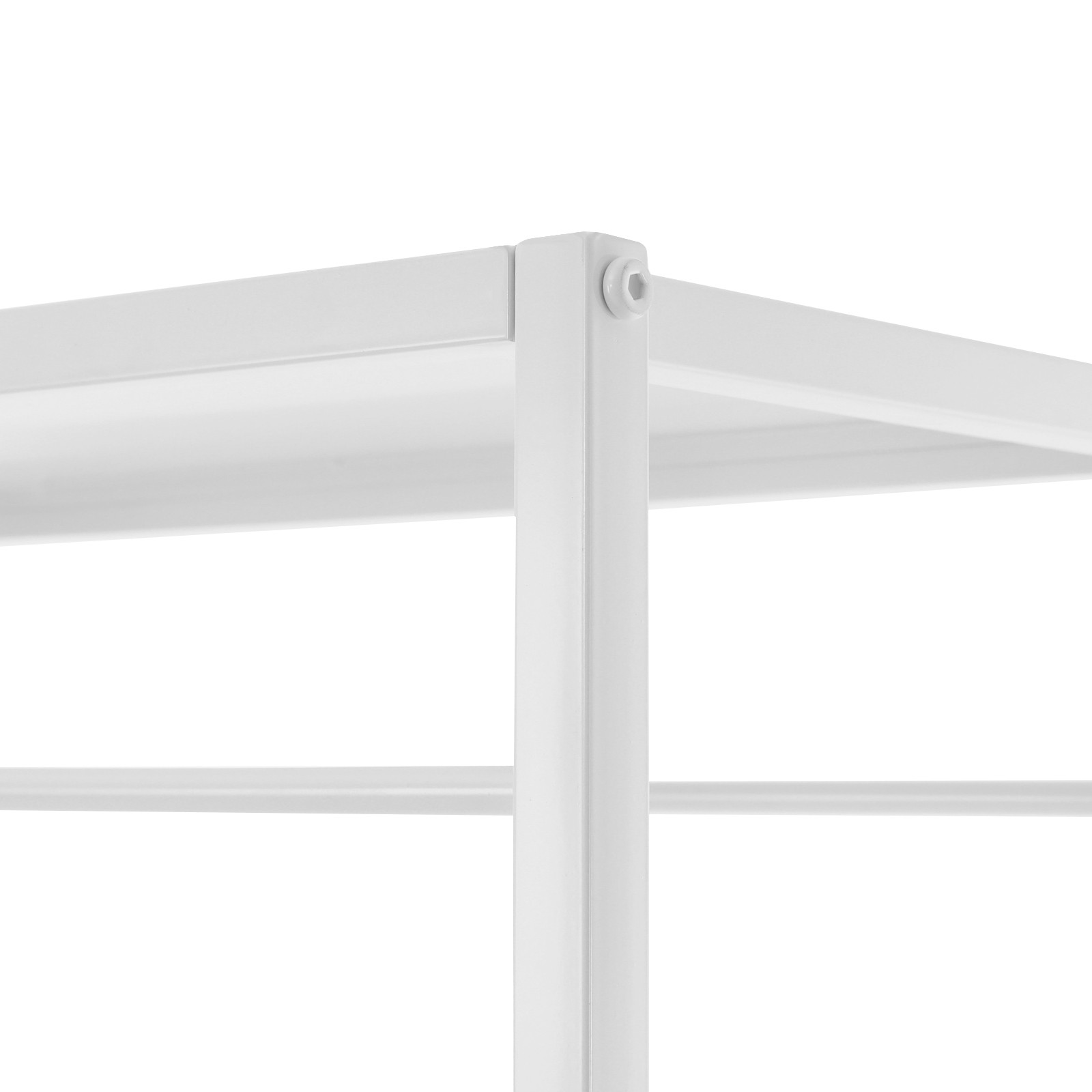 16 Tier White Double Sided Ribbon Organizer Large Capacity Ribbon Storage Holder