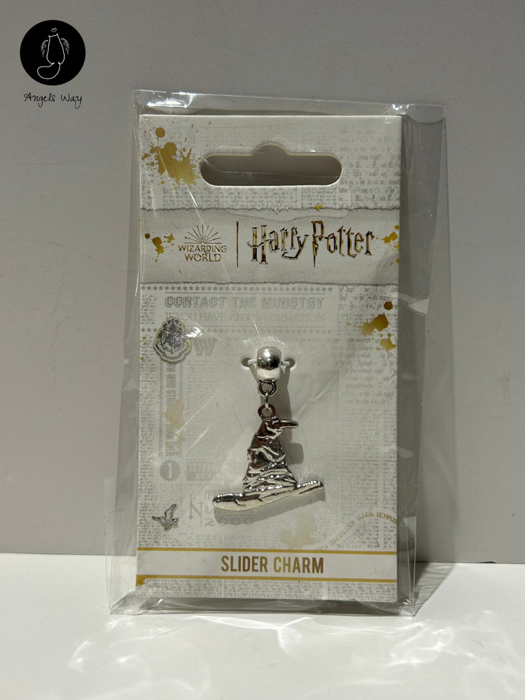 Harry Potter Sorting Hat Slider Charm Silver Official Jewellery