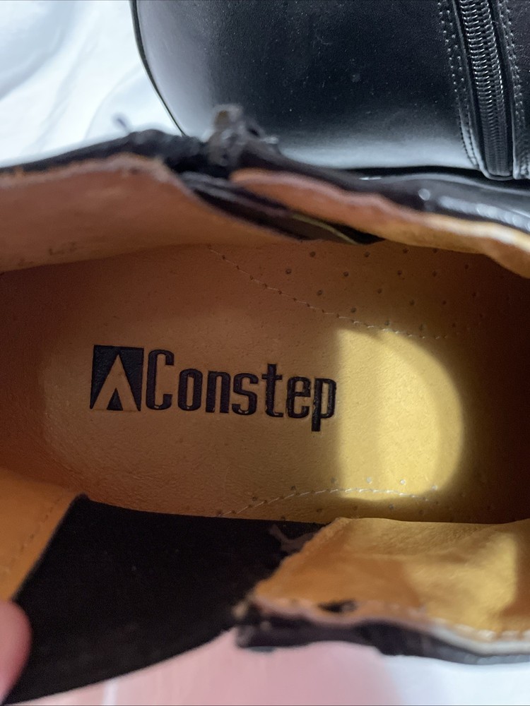 Constep Men’s Size 11 Black Platform Boots