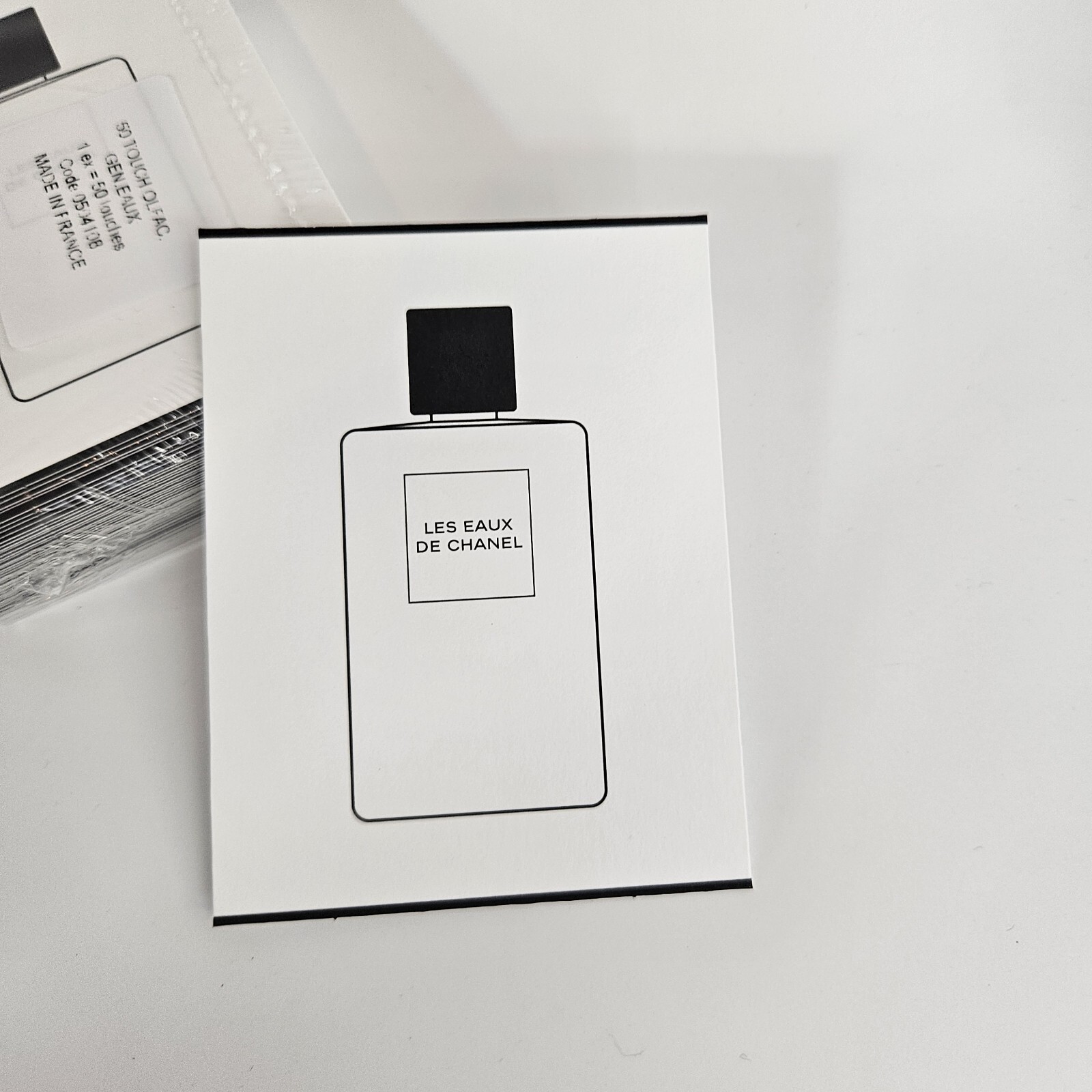 Chanel Perfume Paper Blotter Cards Les Eaux De Chanel Pack Of 50