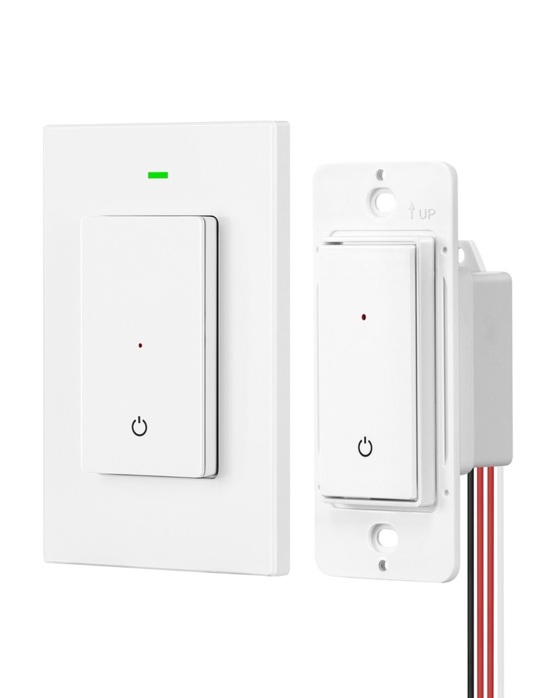 DEWENEILS 3 Way Wireless Light Switch,125V Wireless Light Switch and Receiver
