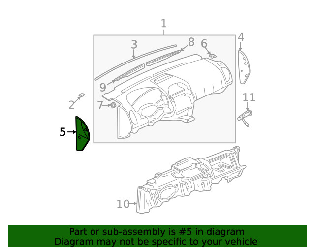 Genuine GM Side Panel 22691555