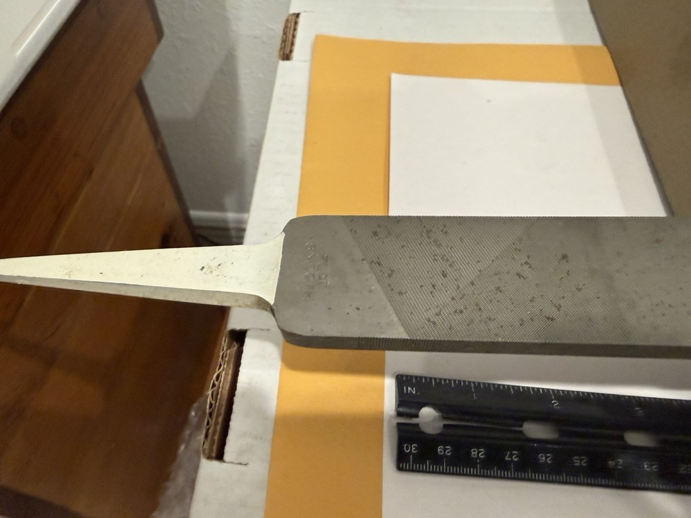 New Heller 16” Flat Smooth File, 2nd Cut
