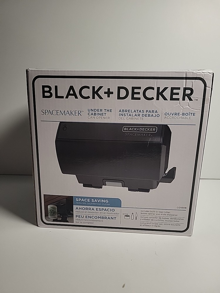 Black & Decker Spacemaker CO100B Can Opener - Black