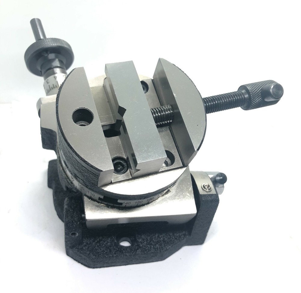 3" TILTING ROTARY TABLE & 3" ROUND VICE VISE BLUEFOX TOOLS