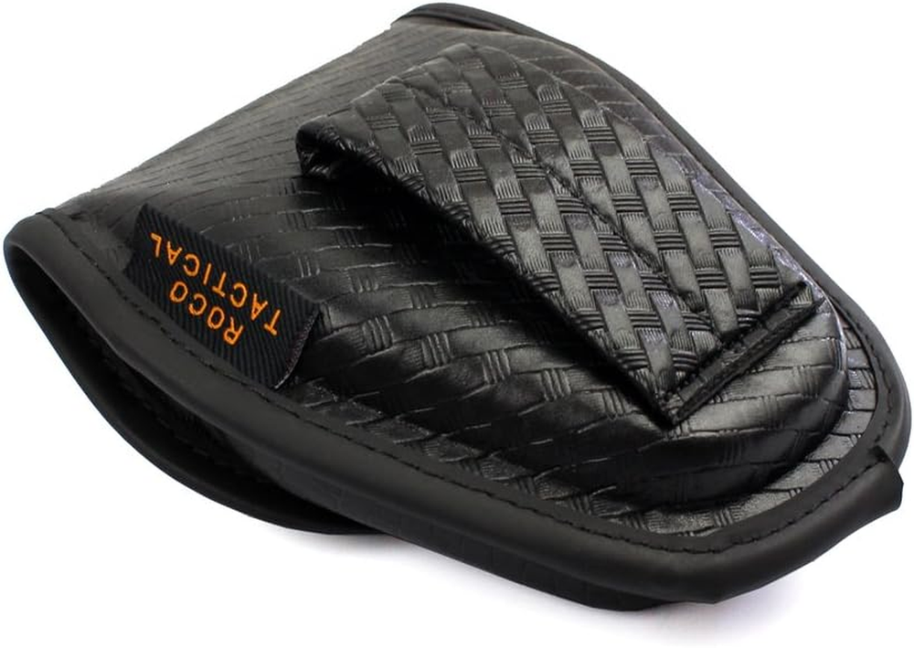 Covered Handcuff Case, Molded Hiddend Snap Double Cuff Case