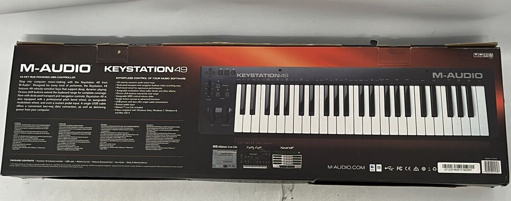 M-Audio Multicolor Keystation 49 MK2 USB MIDI DJ Keyboard Controller