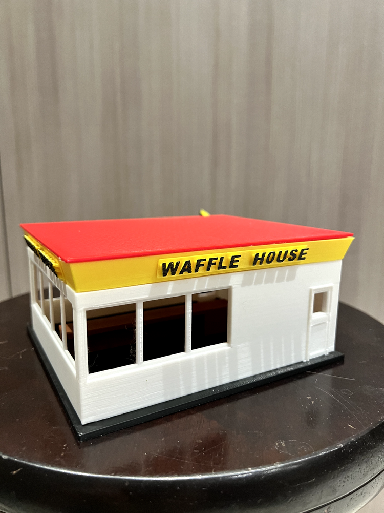 O Scale Waffle House Inspired 3D Printed Kit (UPDATED)