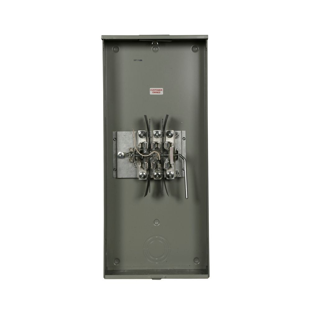 Eaton UH7300UCPLCH meter socket, 1-pos 7 Jaw 320A