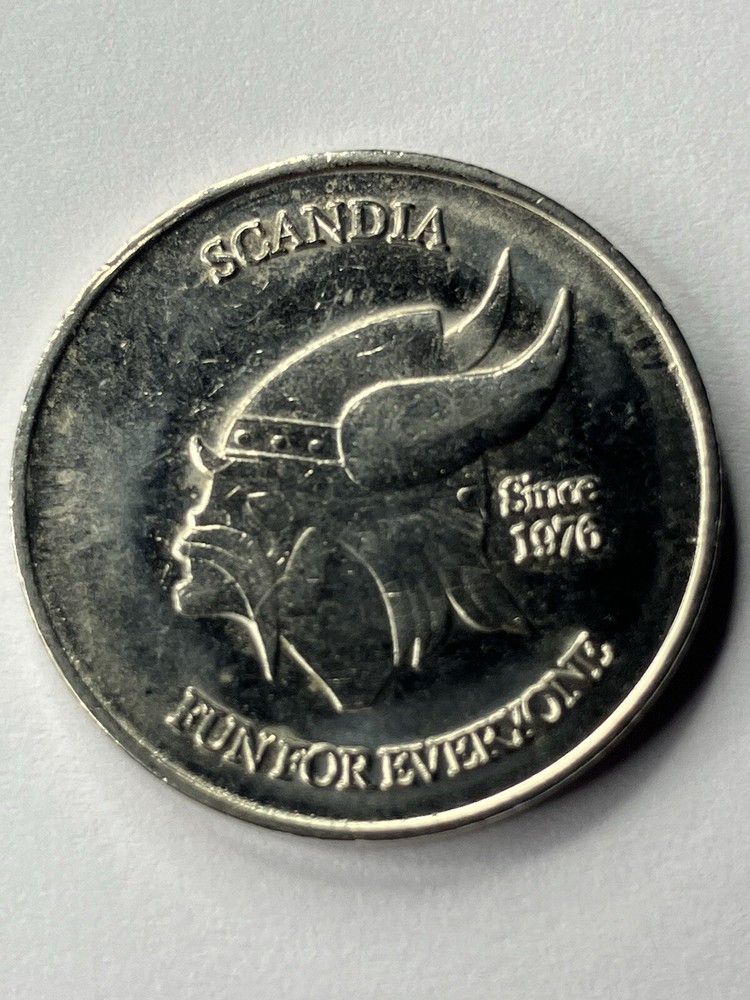 VINTAGE SCANDIA ARCADE TOKEN #tr6