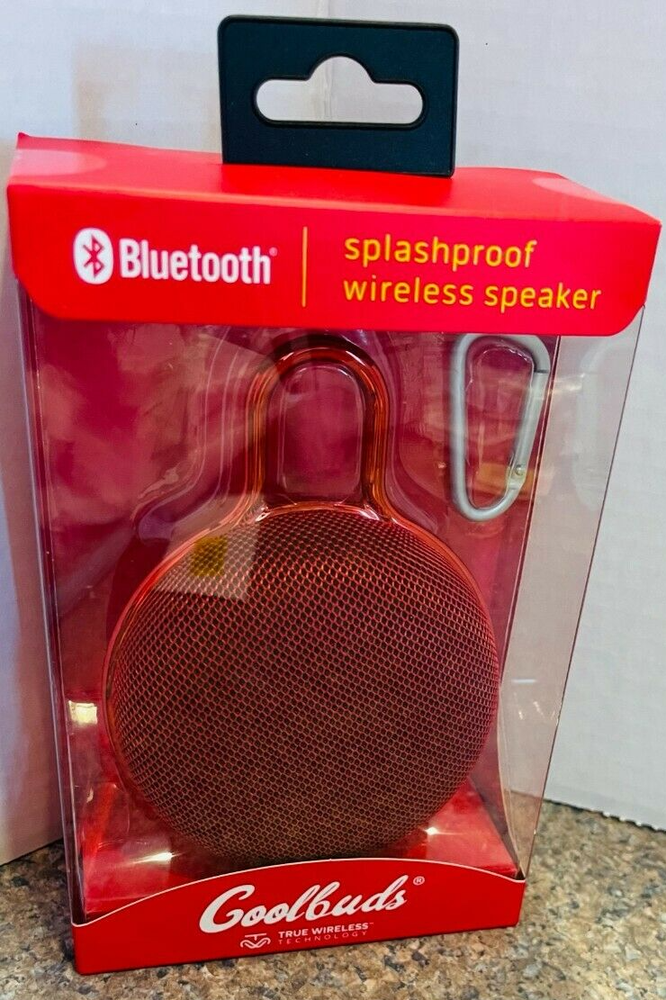 ☘☘☘ Bluetooth Splashproof Wireless Speaker "Cherry Red Hot" NIB $40 50% Off ☘☘☘