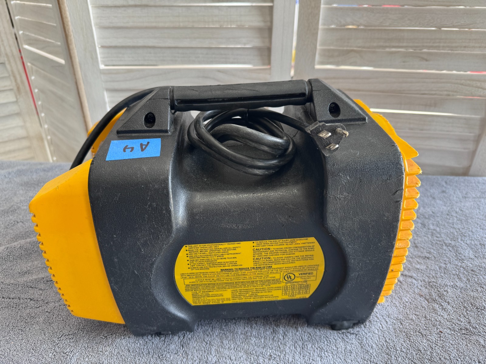 Used - Appion G5 TWIN Twin Cylinder Recovery Unit (LotA4)