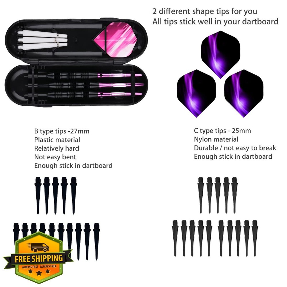 sanfeng 20g Soft Tip Darts Set Electronic Board Case