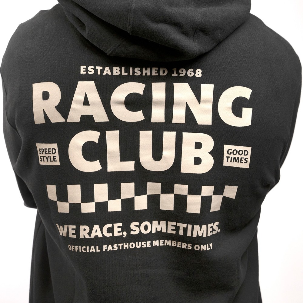 Fasthouse Members Only Mens Pullover Hoody Black