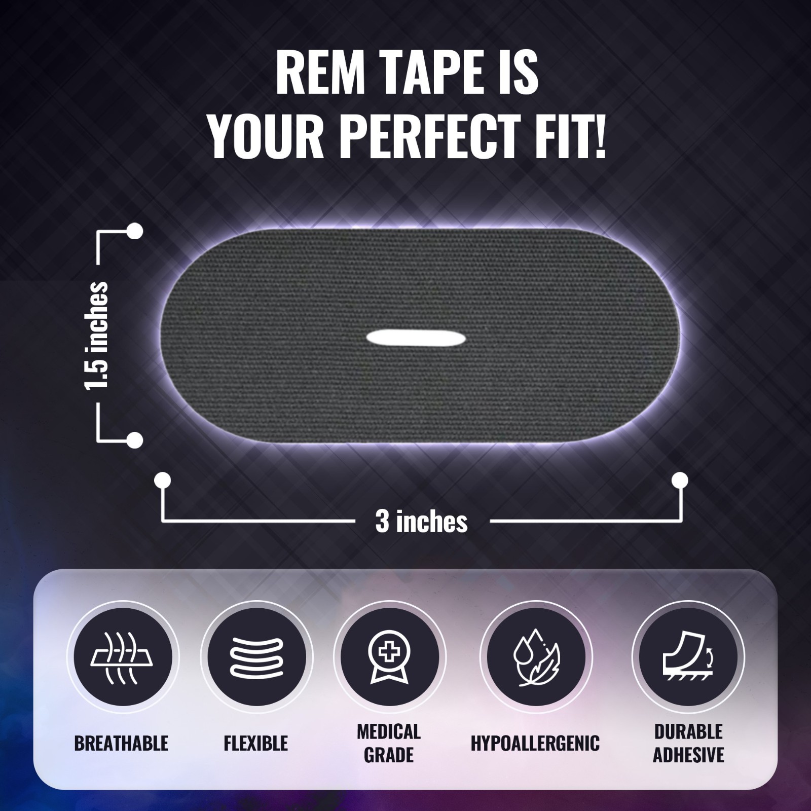 REM Tape™ (Hydration - 30 Strips) - Premium Strip Tape For Sleeping & Snoring