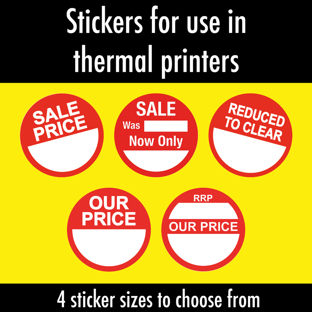 Thermal printer - Circular - Reduced To Clear - Labels / Stickers