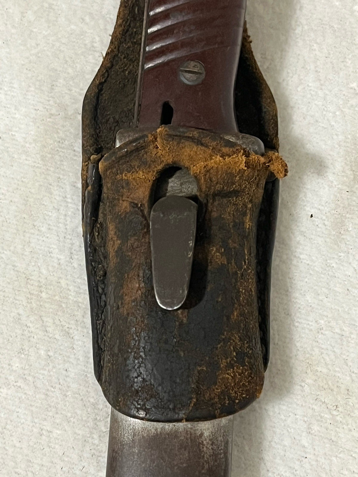 WW2 GERMAN K98 BAYONET WITH SCABBARD AND FROG