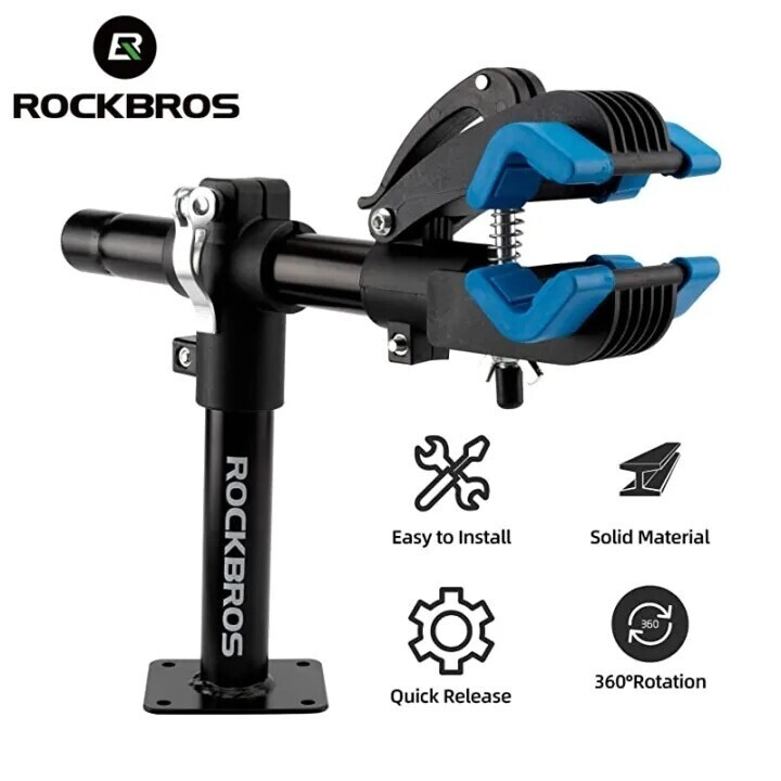 ROCKBROS Bicycle Repair Rack Bench Mount Home Bike Stand for Maintenance Bike