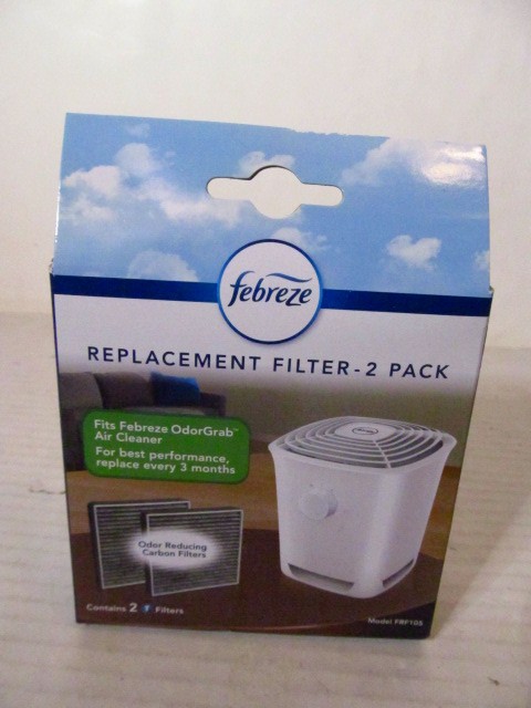 Febreze Replacement Filter 2-Pack for OdorGrab Air Cleaner, FRF105