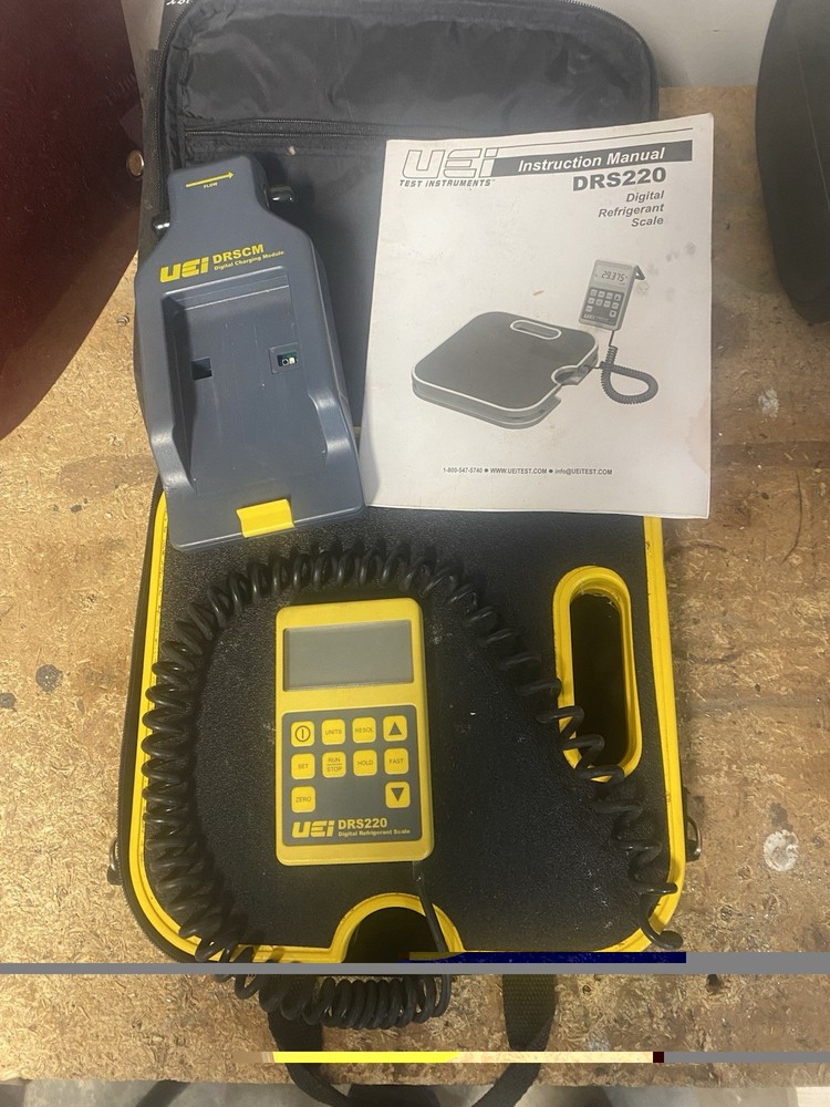 UEI DRS220 Refrigerant Scale and automatic charging feature