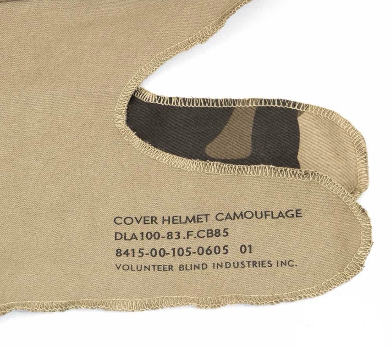 US M1 Vietnam & Post War Woodland Camouflage M-1 Helmet Cover Steel Pot M81