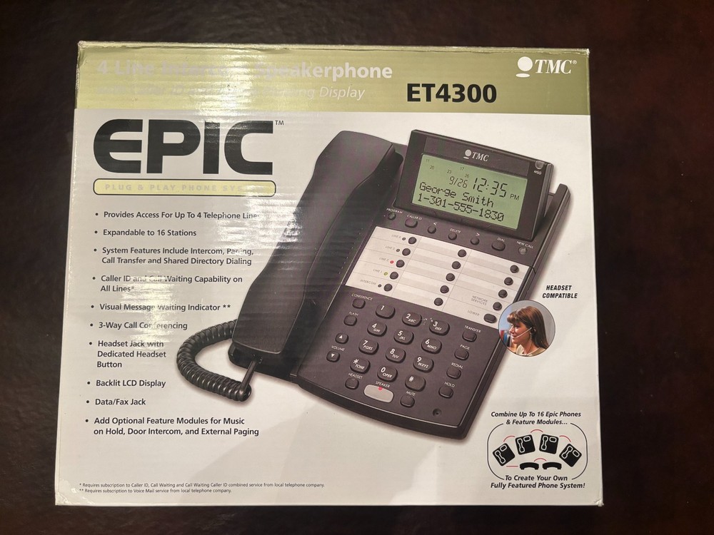 TMC ET4300 4 Line Intercom System