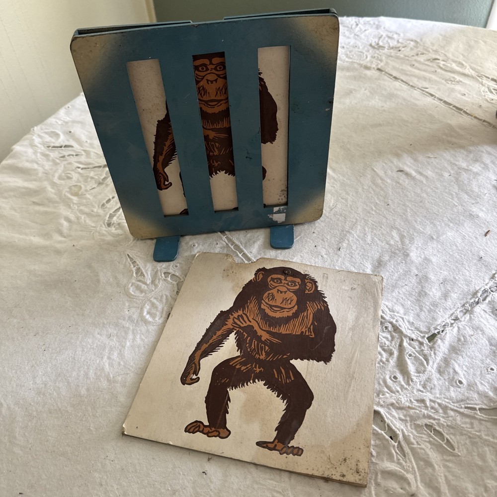 Vintage Magic Trick Gorilla Cage