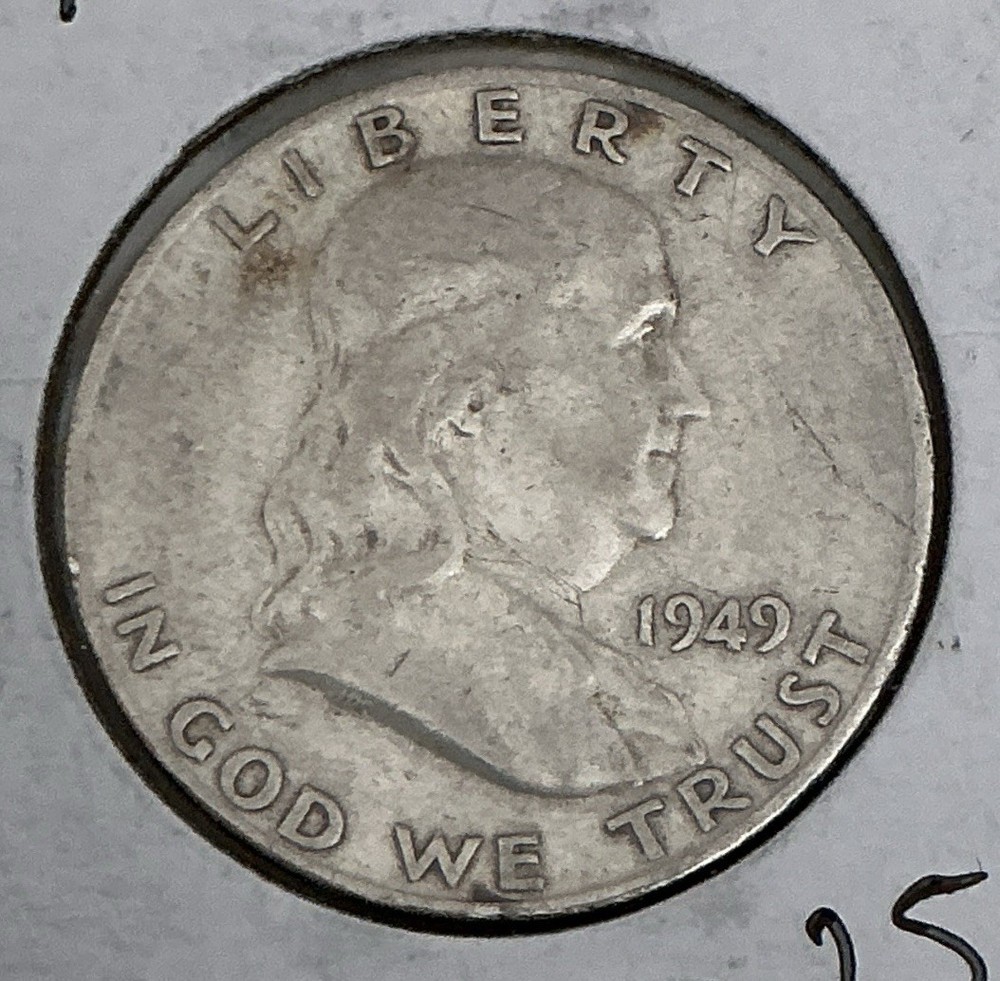 1949 S Franklin Half Dollar
