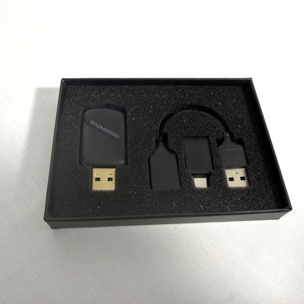 Wireless CarPlay & Android Auto Adapter - USB Plug & Play for Easy Setup