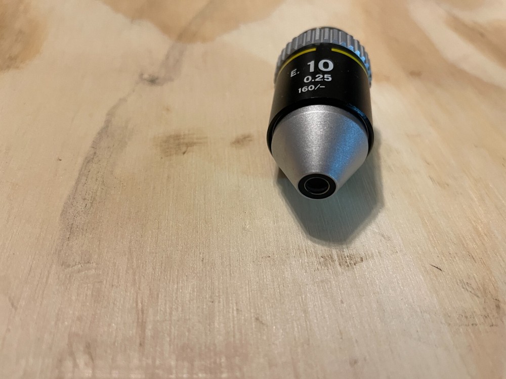 Nikon 10x Microscope Objective E 10 / 0.25 / 160/∞ infinity - Fast Shipper