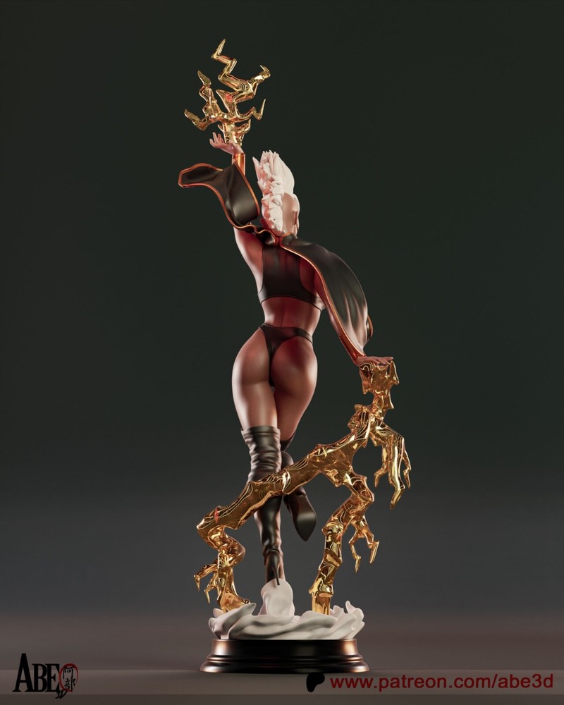 Storm Statue 3D Print Unpainted/Unassembled