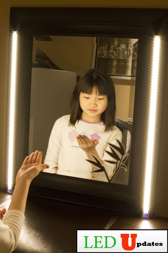 MAKEUP MIRROR LED LIGHT Warm white 2x Hollywood Vanity 2ft Light + Touch sensor