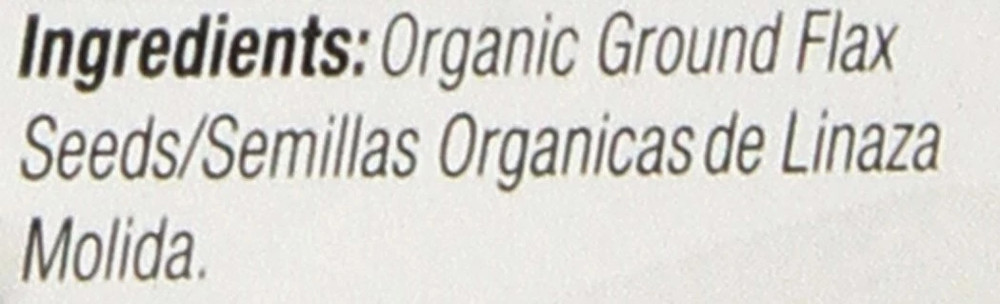 Organic Flax Seed, Ground, 16-Ounce